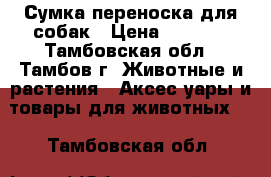 Сумка переноска для собак › Цена ­ 1 100 - Тамбовская обл., Тамбов г. Животные и растения » Аксесcуары и товары для животных   . Тамбовская обл.